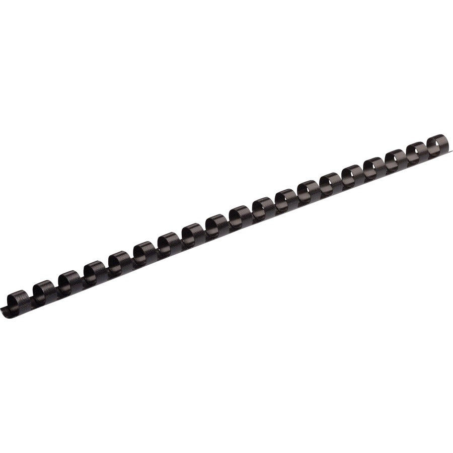Fellowes Plastic Binding Combs - 0.3" Height x 10.8" Width x 0.3" Depth - 0.31" Maximum Capacity - 40 x Sheet Capacity - 19 x Rings - Ring Binder - Round - Black - Plastic - 1 Pack