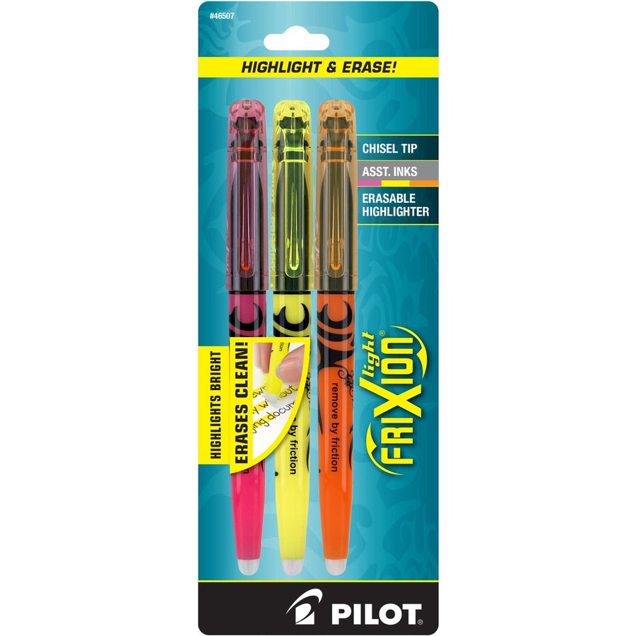 FriXion Highlighters - Erasable - Assorted Ink - Multipurpose - 3 / Set