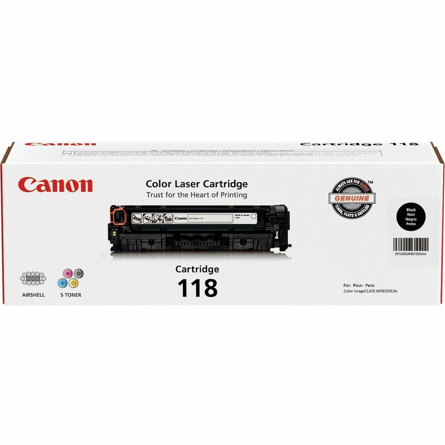 Canon Original Laser Toner Cartridge - Black - 1 Each - 3400 Pages