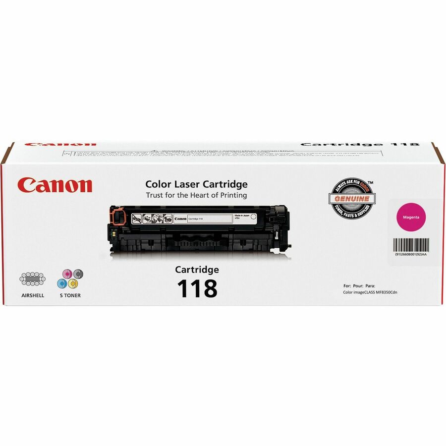Canon Original Laser Toner Cartridge - Magenta - 1 Each - 2900 Pages