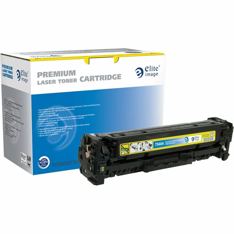 Elite Image Remanufactured Laser Toner Cartridge 304A (CC532A) - Yellow - 1 Each - 2800 Pages