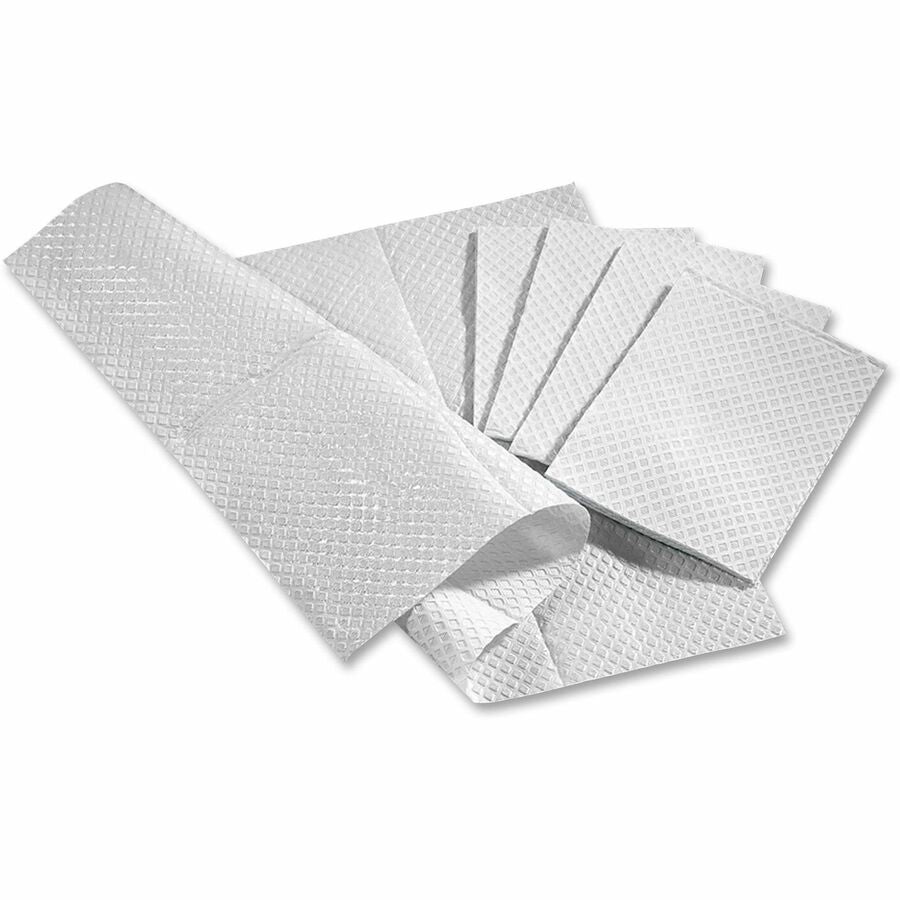 Medline Standard Poly-backed Tissue Towels - White - Tissue - 500 / Box