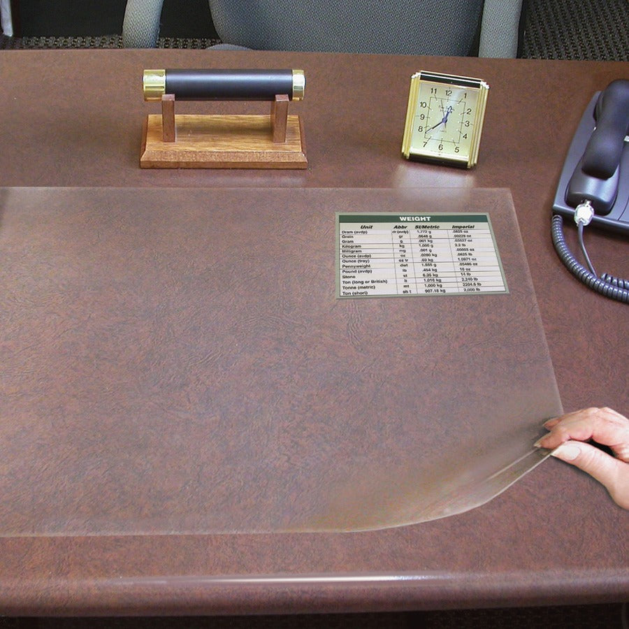Artistic Second Sight Clear Desk Protectors - Rectangular - 24" Width - Plastic - Clear