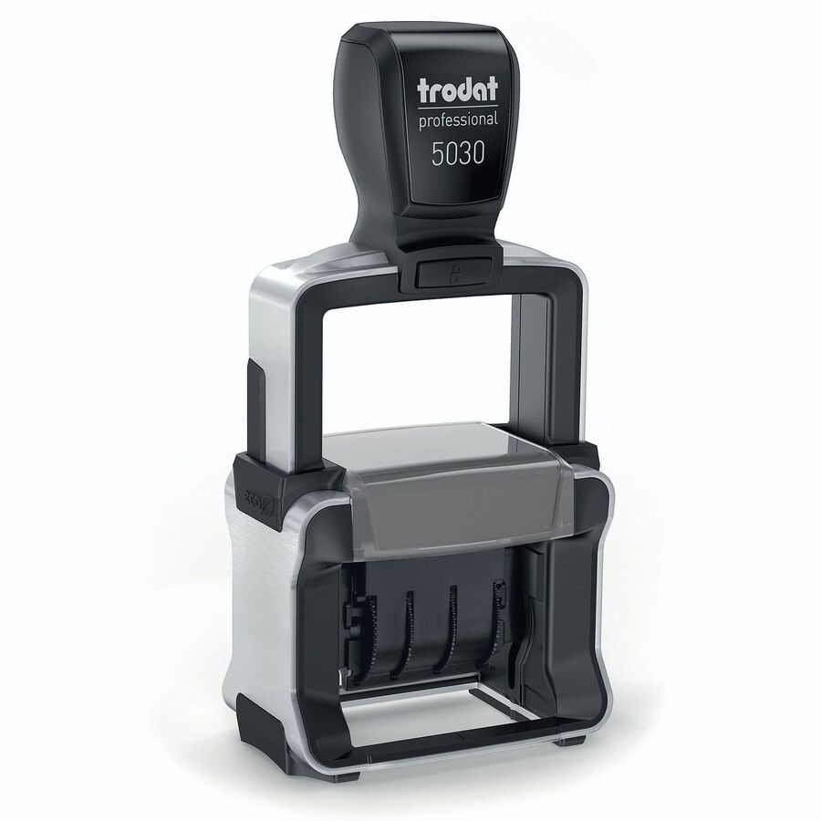 Trodat Professional Date Stamp - Date Stamp - 10000 Impression(s) - Black - 1 Each