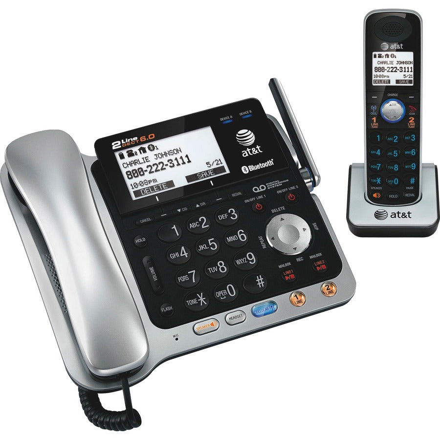 VTech TL86109 DECT Cordless Phone - 2 x Phone Line - Answering Machine - Backlight