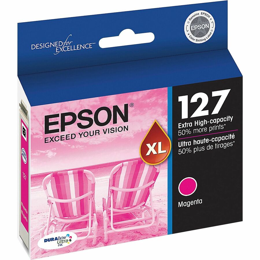 Epson DURABrite T127320-S Original Inkjet Ink Cartridge - Magenta - 1 Each - Inkjet - Magenta - 1 Each