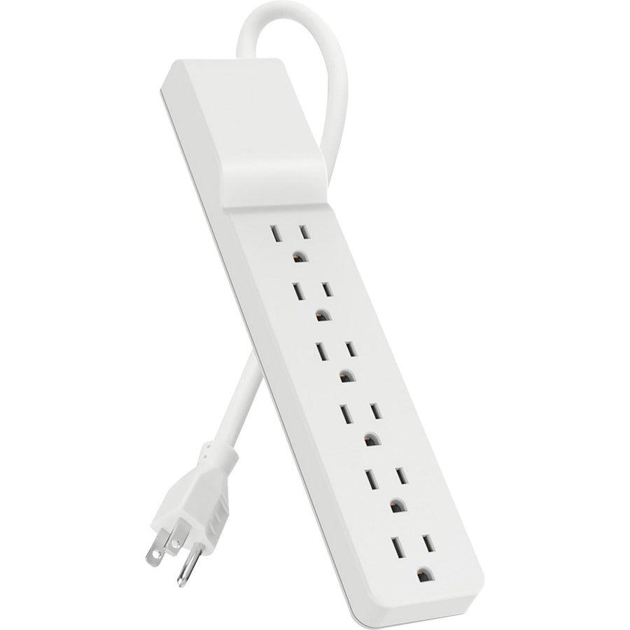 Belkin Home/Office BE106000-10 6-Outlets Surge Suppressor - NEMA 5-15P - 6 - 1875 VA - 700 J - 120 V AC Input - 120 V AC Output - 10 ft