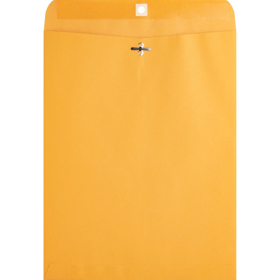 Business Source Heavy-duty Clasp Envelopes - Clasp - #97 - 10" Width x 13" Length - 28 lb - Clasp - Kraft - Kraft - 100 / Box