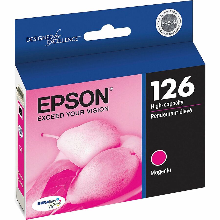 Epson DURABrite 126 Original Inkjet Ink Cartridge - Magenta - 1 Each - 480 Pages