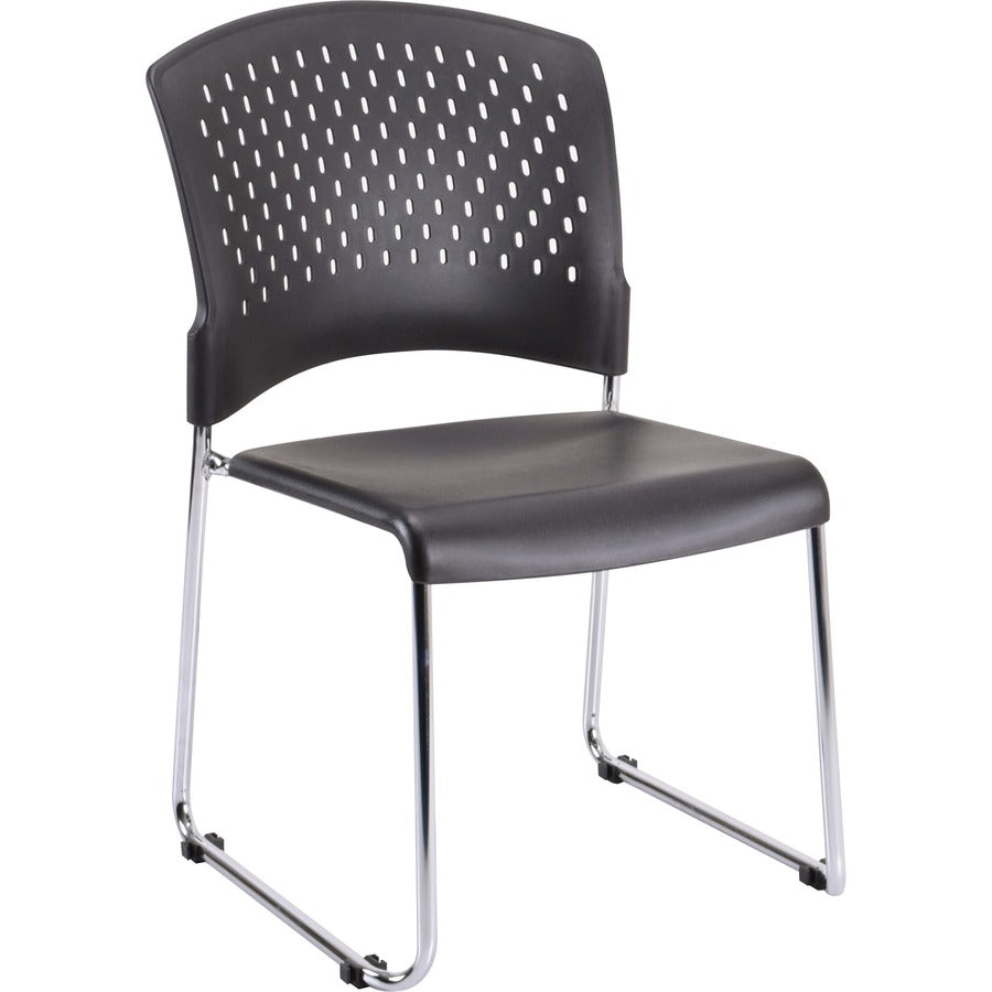 Eurotech Aire Stacking Chair - Black Seat Color - 4 / Carton