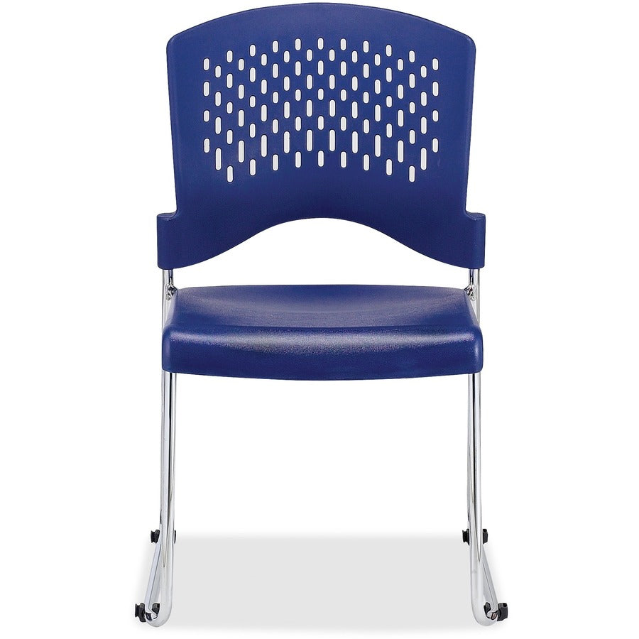 Eurotech Aire Stacking Chair - Blue Seat Color - 4 / Carton