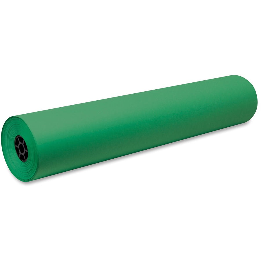 Decorol Flame-Retardant Art Paper Roll - Art, Classroom, Office, Banner, Bulletin Board - 7" Height x 36" Width x 1000 ft Length - Festive Green - Sulphite - 1 Roll