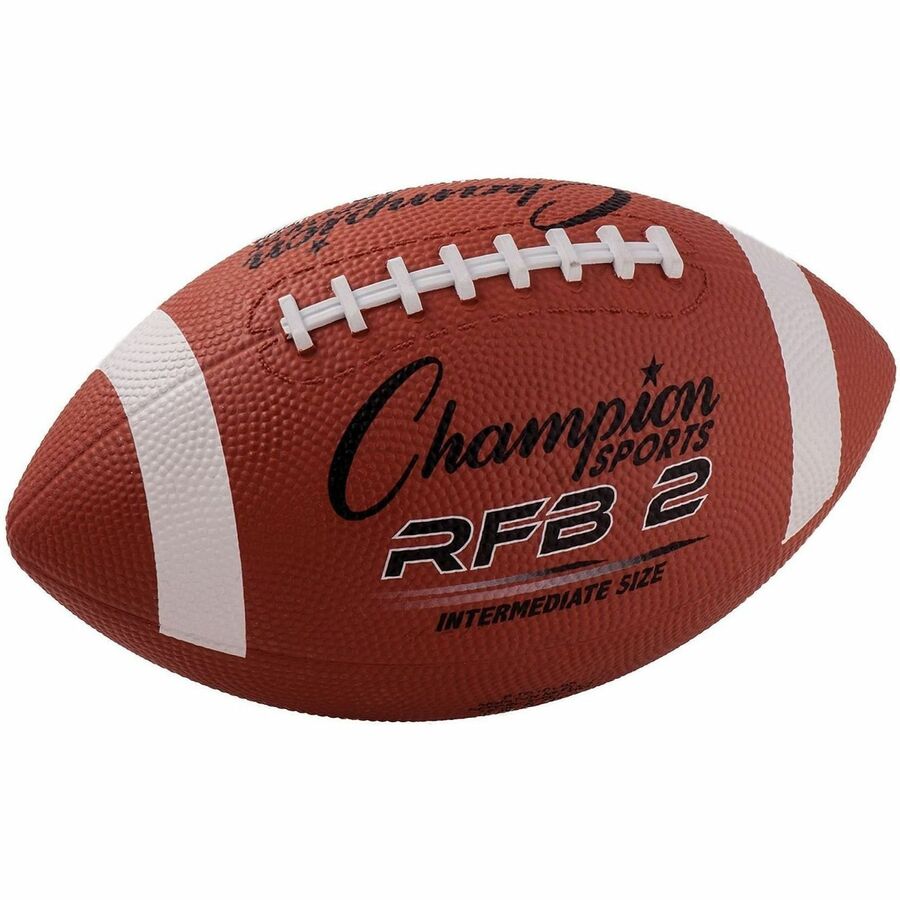 Champion Sports Intermediate Rubber Football - 11" - Intermediate - Rubber - 1 Each