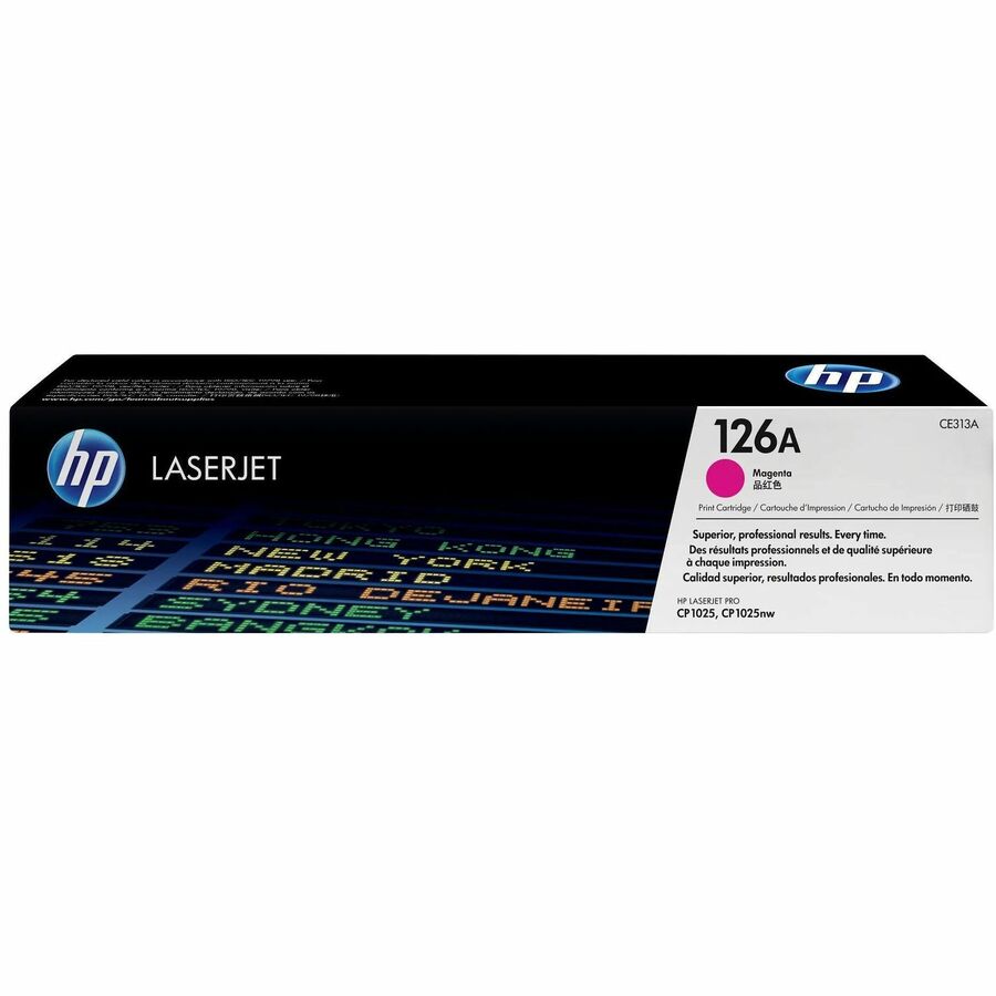HP 126A (CE313A) Original Standard Yield Laser Toner Cartridge - Single Pack - Magenta - 1 Each - 1000 Pages