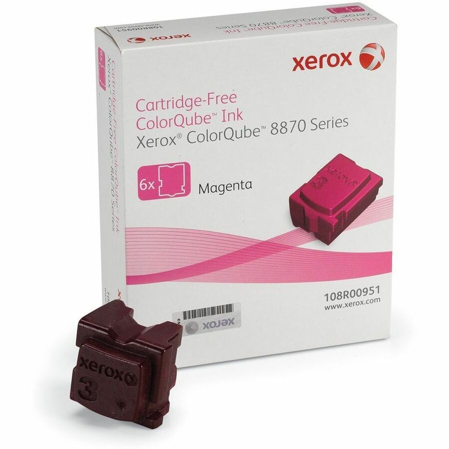 Xerox Original Standard Yield Solid Ink Solid Ink Stick - Magenta - 6 / Box - 2883 Pages