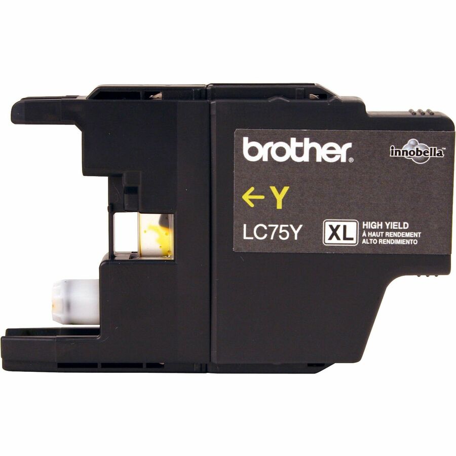 Brother Innobella LC75Y Original Inkjet Ink Cartridge - Yellow - 1 Each - 600 Pages