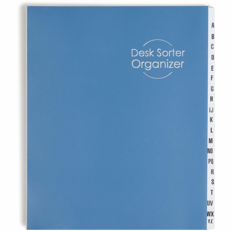 Smead Alphabetic Desk File/Sorter - Printed Tab(s) - Character - A-Z - Letter - 8.50" Width x 11" Length - 35% Recycled - 1 Each