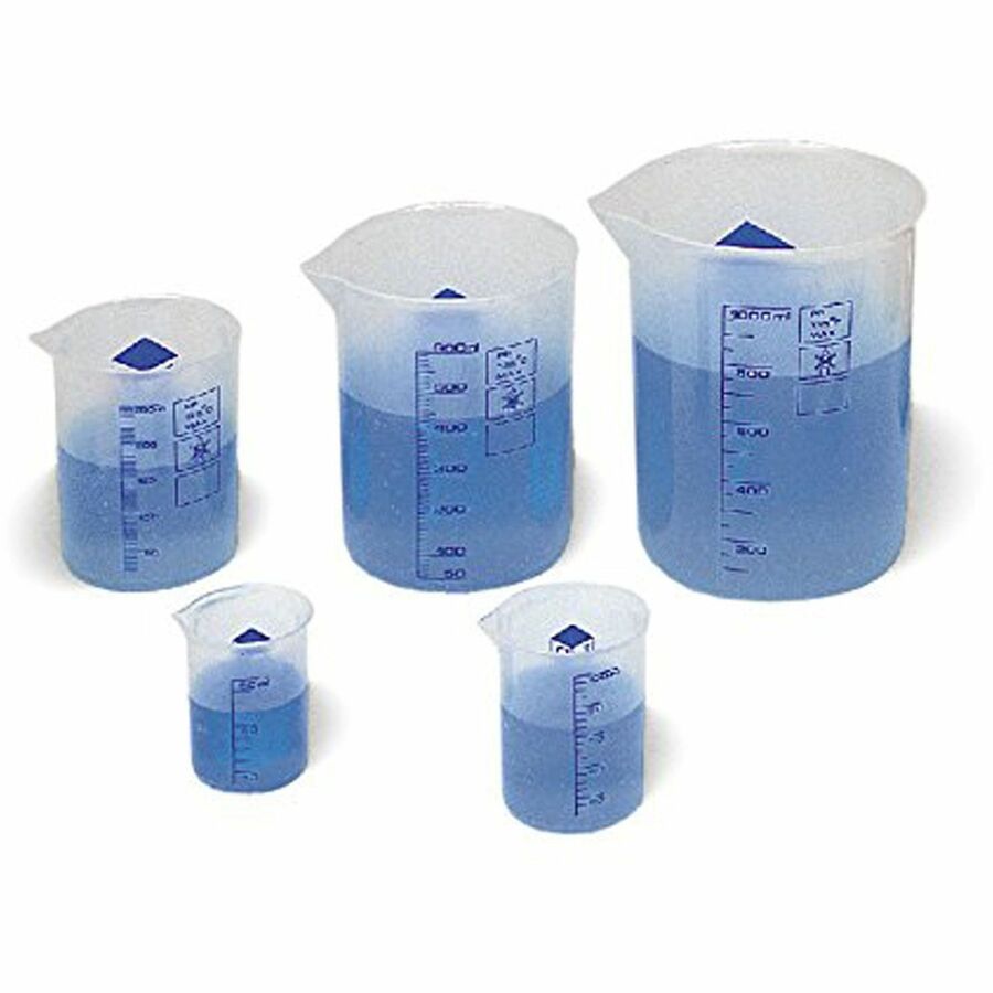 Learning Resources Graduated Plastic Beakers - Plastic - Clear - 1 Set