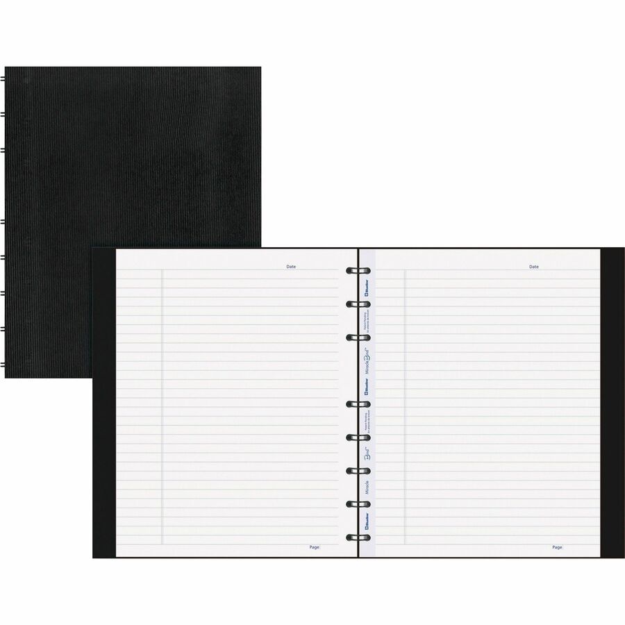 Blueline MiracleBind College Ruled Notebooks - 150 Sheets - 150 Pages - Twin Wirebound - Ruled Margin - 9 1/4" x 7 1/4" Sheet Size