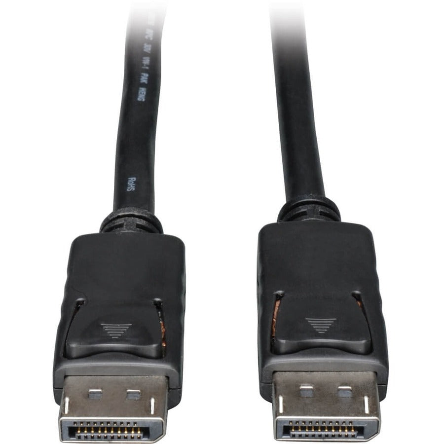 Tripp Lite series DisplayPort Cable - 3 ft A/V Cable for Audio/Video Device, Computer, Projector, Notebook, Monitor - First End: 1 x DisplayPort Digital Audio/Video - Male - Second End: 1 x DisplayPort Digital Audio/Video - Male - 10.8 Gbit/s - Support...