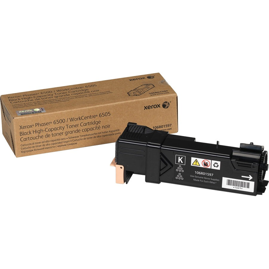 Xerox Original Laser Toner Cartridge - Black - 1 Each - 3000 Pages