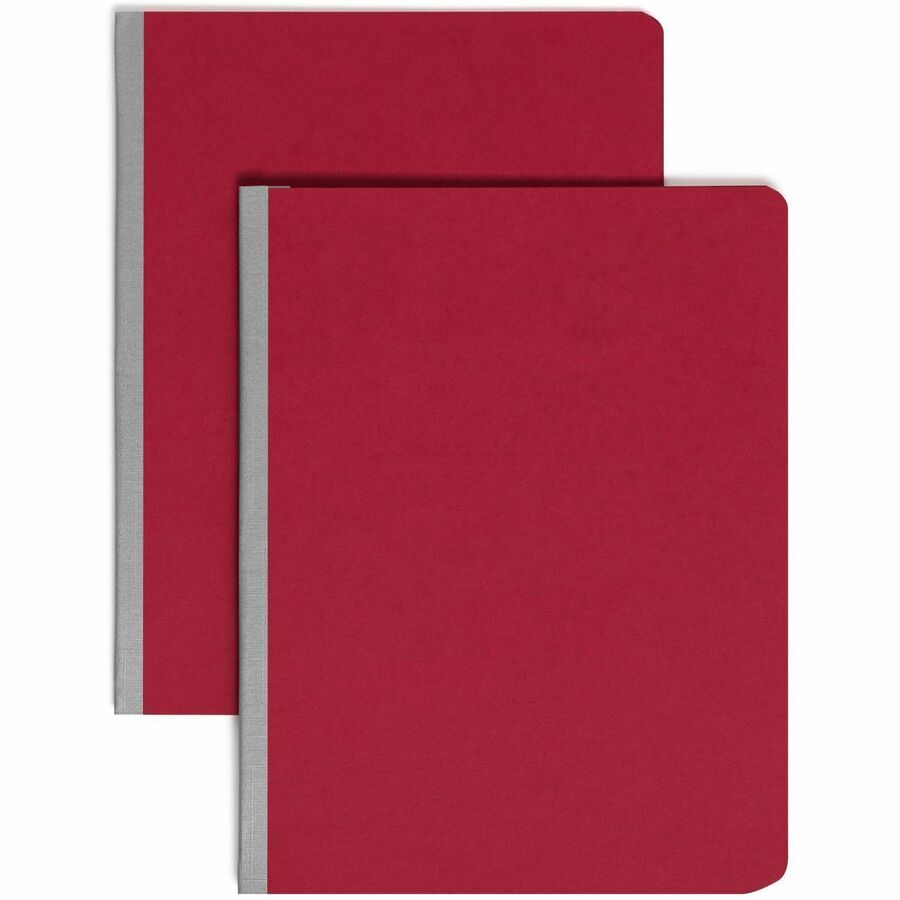 Smead Fastener Folder - 3" Folder Capacity - 8 1/2" x 11" - 3" Expansion - 1 Fastener - 25 pt. - Pressboard - Bright Red - Metal Compressor, Hinged - 60% Recycled - 1 Each