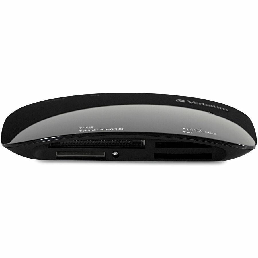 Verbatim USB 2.0 Universal Card Reader - 15-in-1 - CompactFlash Type I, CompactFlash Type II, Microdrive, Memory Stick Duo, Memory Stick PRO, Memory Stick PRO Duo, Memory Stick Duo (MagicGate), SD, SDHC, miniSD, microSD, ... - USB 2.0 - External1 Each