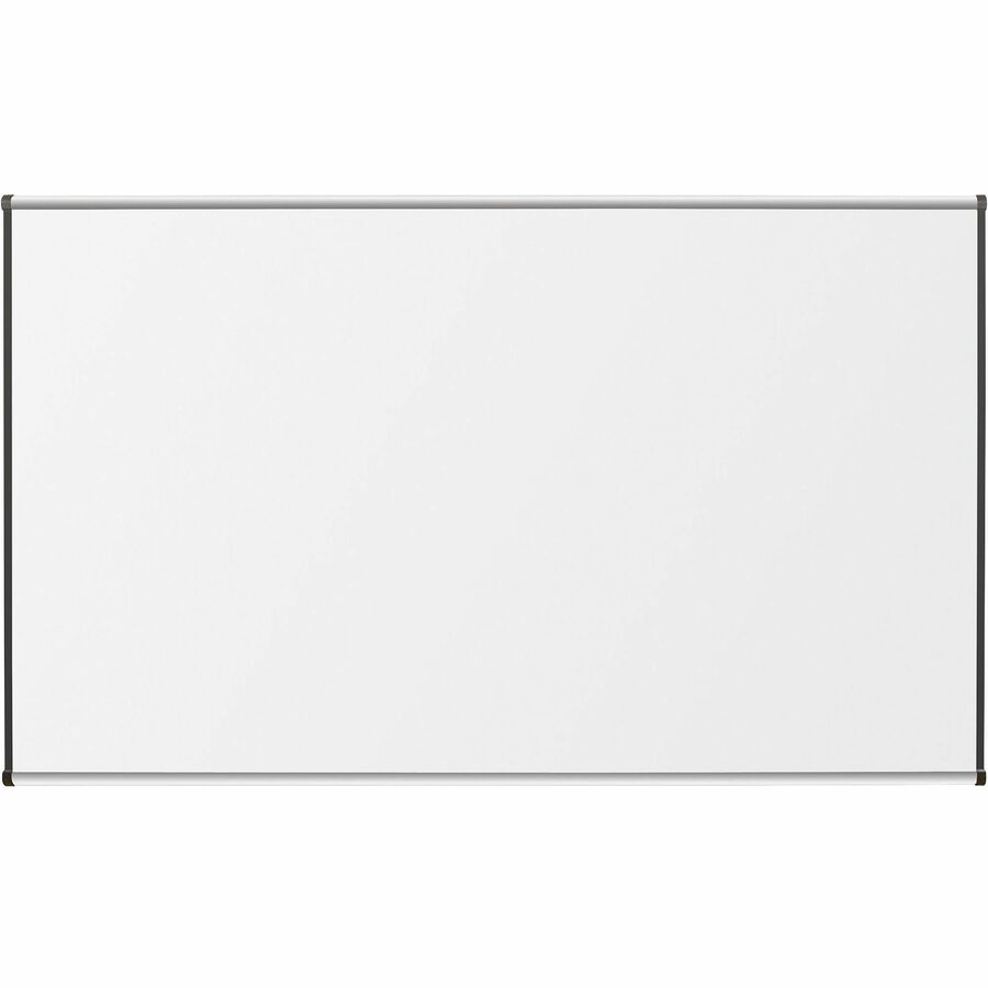 Lorell Dry-Erase Marker Board - 96" (8 ft) Width x 48" (4 ft) Height - Porcelain Enameled Steel Surface - Satin Aluminum Frame - Magnetic - Ghost Resistant - 1 Each