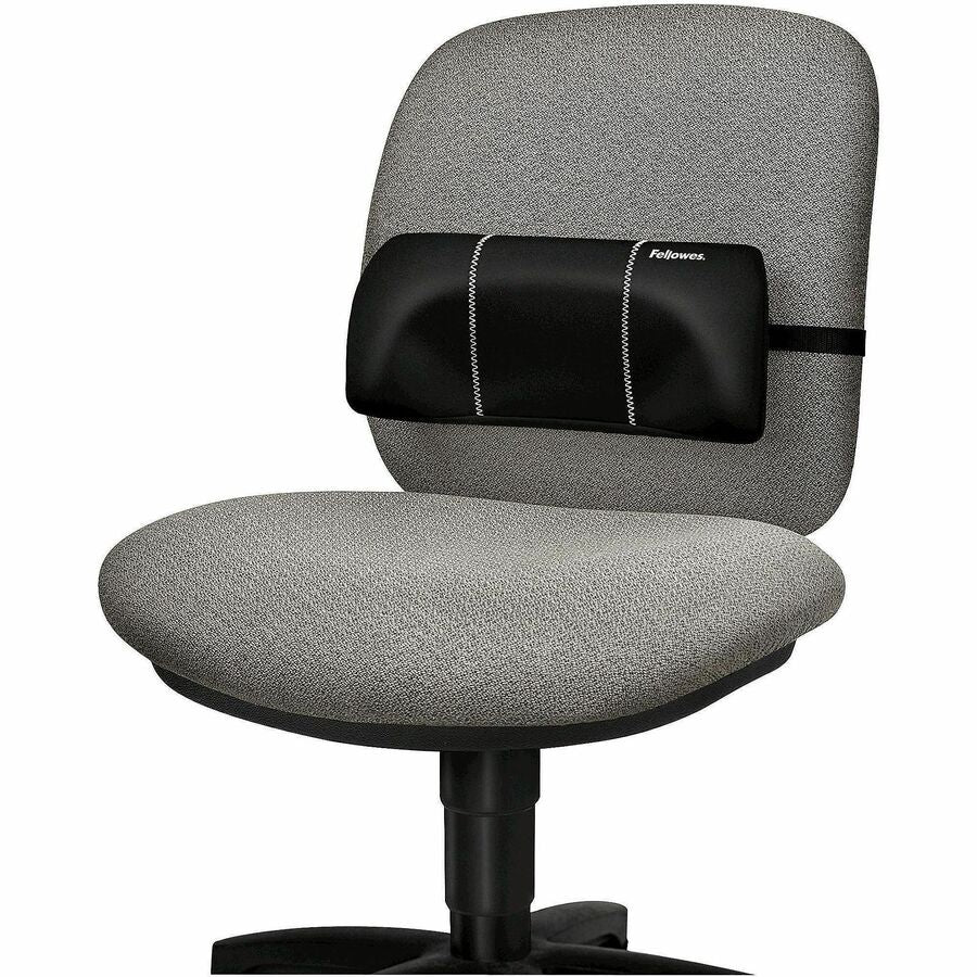 Fellowes Lumbar Back Support - Black - 1 Each