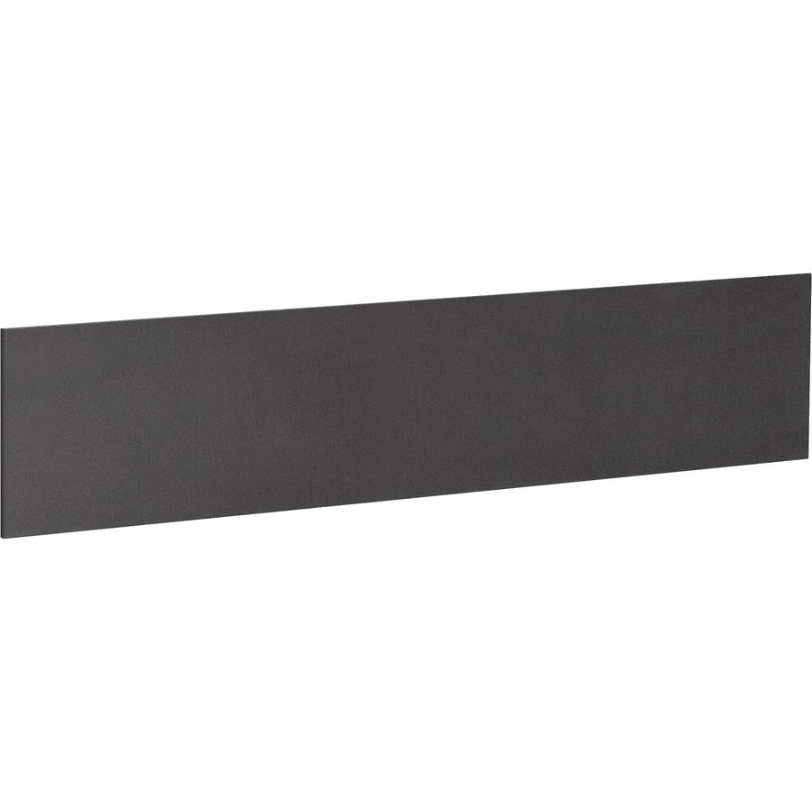 Lorell Essentials Series Hutch Tackboards - 16.50" Board Height x 56.75" Board Width x 0.50" Board Depth - Black Fabric Surface - Laminated - 1 Each