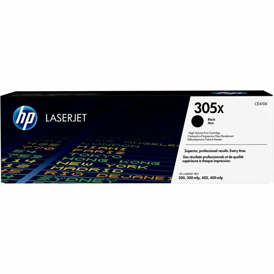 HP 305X (CE410X) Original Laser Toner Cartridge - Single Pack - Black - 1 Each - 4000 Pages