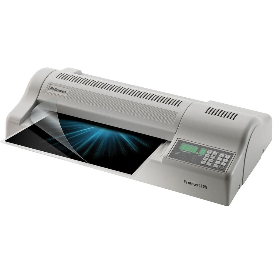 Fellowes Proteus 125 Laminator - 12.50" Lamination Width - 10 mil Lamination Thickness - 23" Height x 12" Width x 6" Depth