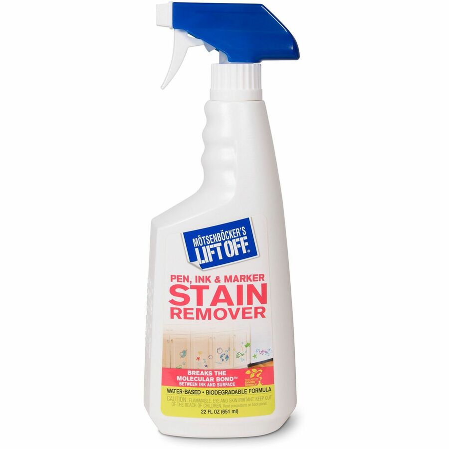 M�tsenb�cker's Lift Off Water-Based Ink Stain Remover - For Multipurpose - 22 fl oz (0.7 quart) - Recommended For: Stain Remover, Ink Remover, Correction Fluid Remover, Newsprint Remover, Dyes Remover, Nail Polish Remover, Graffiti Remover - Water Resi...