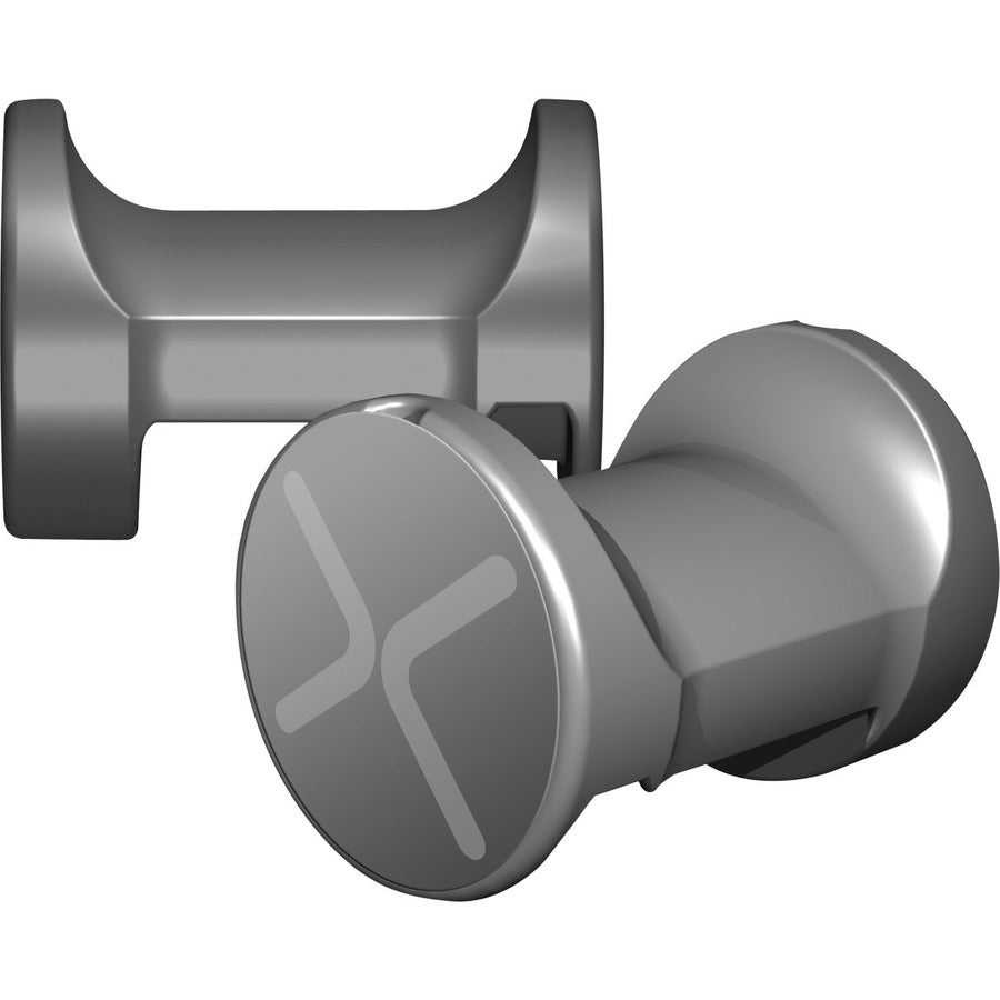 Ghent X-Pegs NEX001XP Mounting Clip for Markerboard - Gray - Thermoplastic - 1 Each