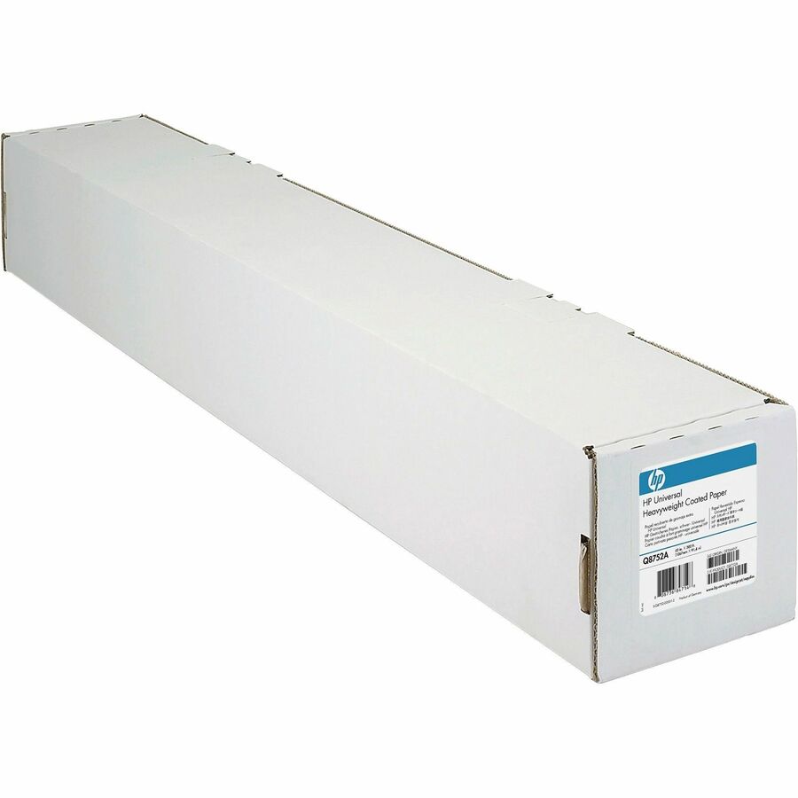 HP Coated Paper - White - 90 Brightness - 90% Opacity - 36" x 300 ft - 26 lb Basis Weight - Matte - 1 Roll