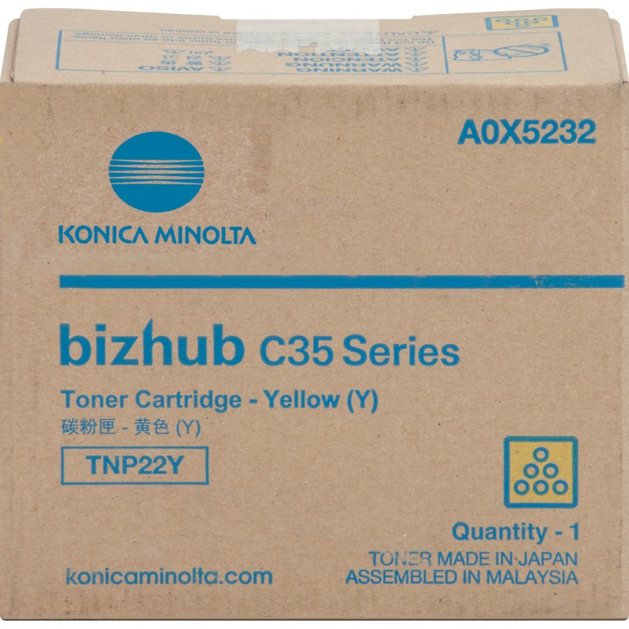 Konica Minolta Original Laser Toner Cartridge - Yellow - 1 Each - 4600 Pages