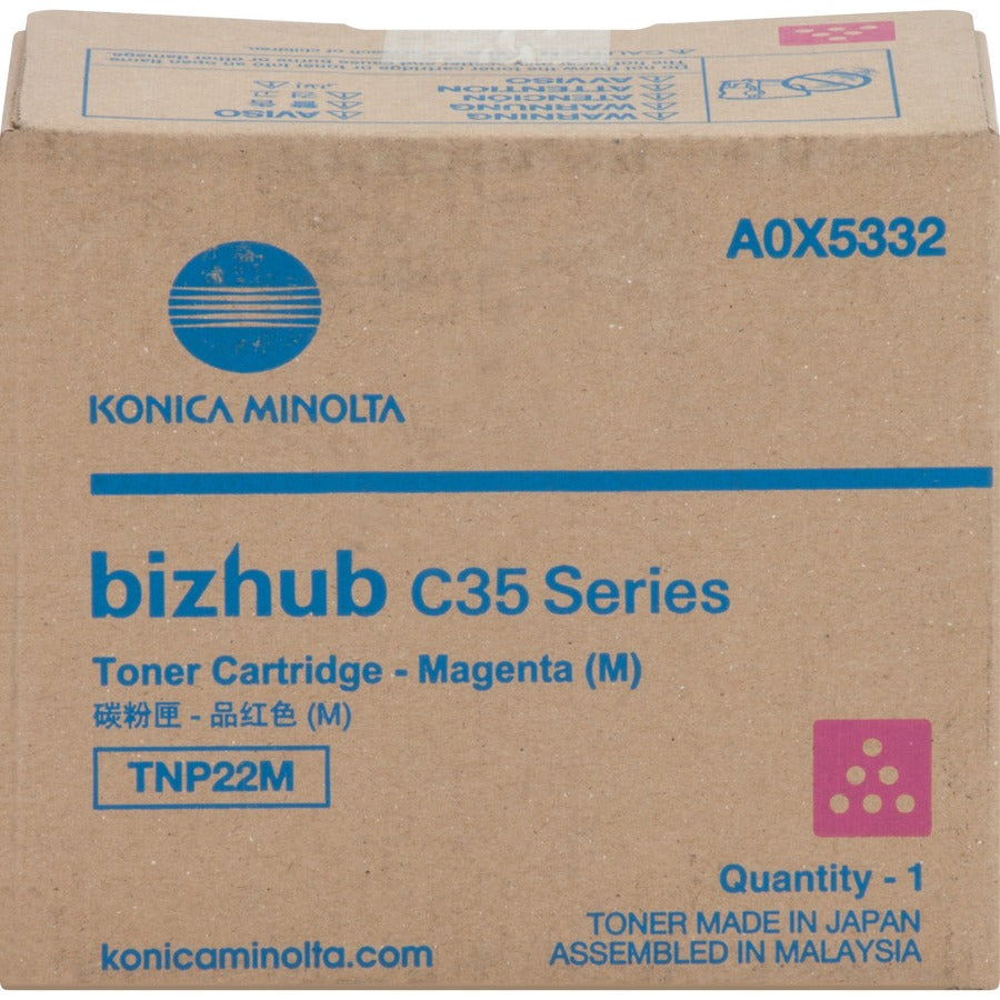 Konica Minolta Original Laser Toner Cartridge - Magenta - 1 Each - 4600 Pages