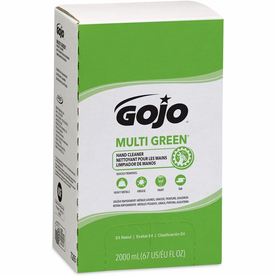 Gojo®, Multi Green Hand Cleaner - Citrus Scent - 2.11 quart - Soil Remover, Dirt Remover, Kill Germs - Hand - Green - Non-abrasive - 1 Each