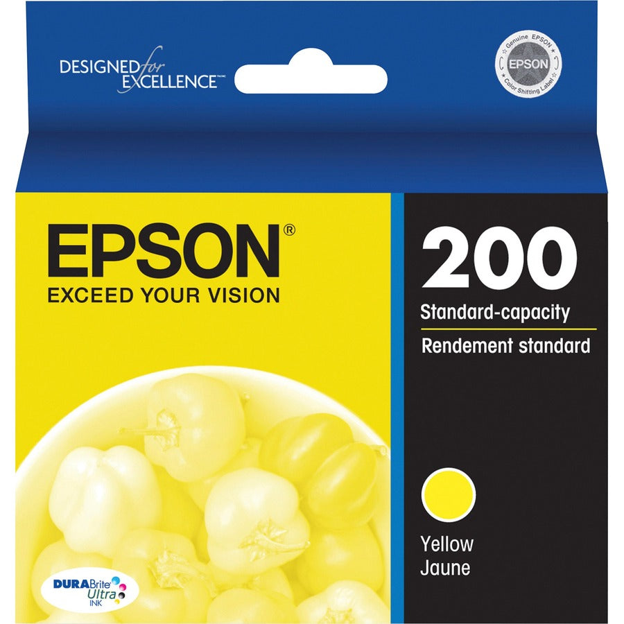 Epson DURABrite Ultra 200 Original Inkjet Ink Cartridge - Yellow - 1 Each - Inkjet - Yellow - 1 Each