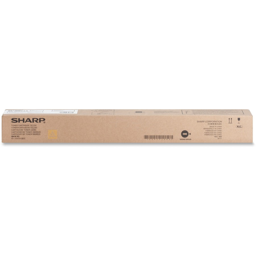 Sharp MX36NTYA Original High Yield Laser Toner Cartridge - Yellow - 1 Each - 15000 Pages
