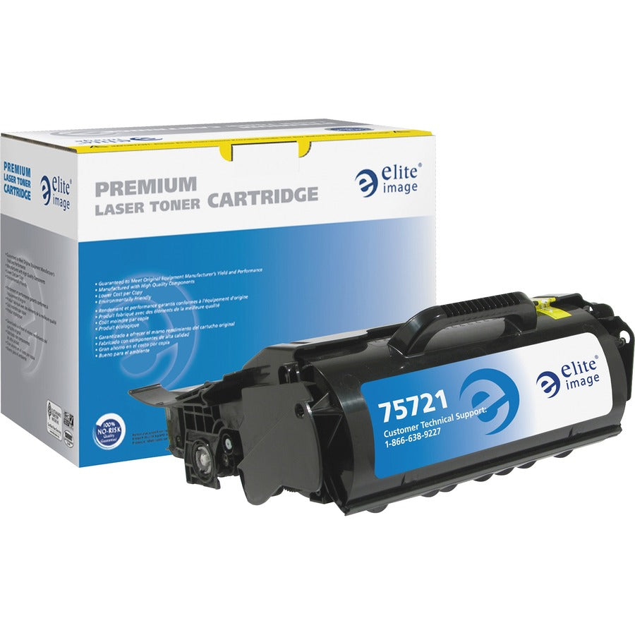 Elite Image Remanufactured High Yield Laser Toner Cartridge 330-6968 - Black - 1 Each - 25000 Pages