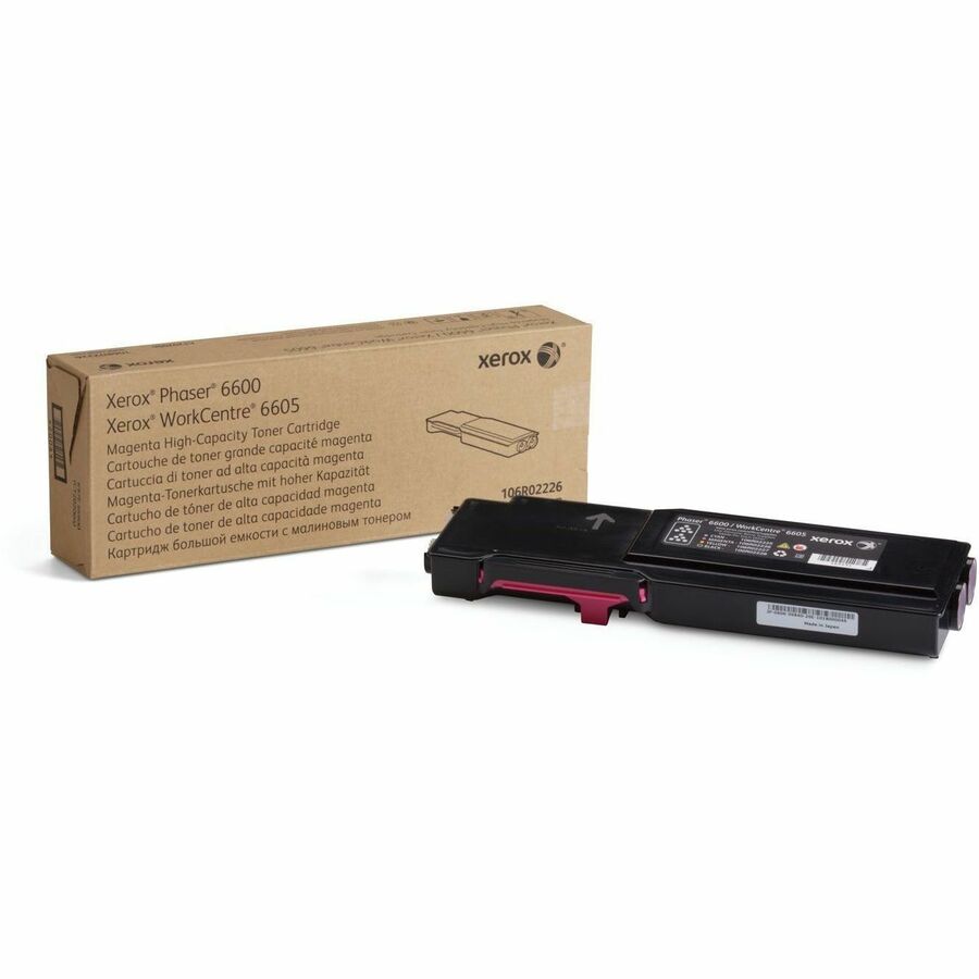 Xerox Original High Yield Laser Toner Cartridge - Magenta - 1 Each - 6000 Pages