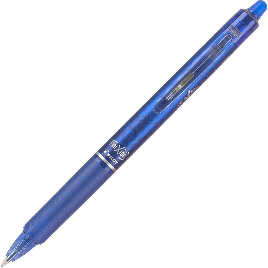 FriXion Gel Pens - Retractable - Blue Ink - Gel-based - Document, Writing - 12 / Dozen