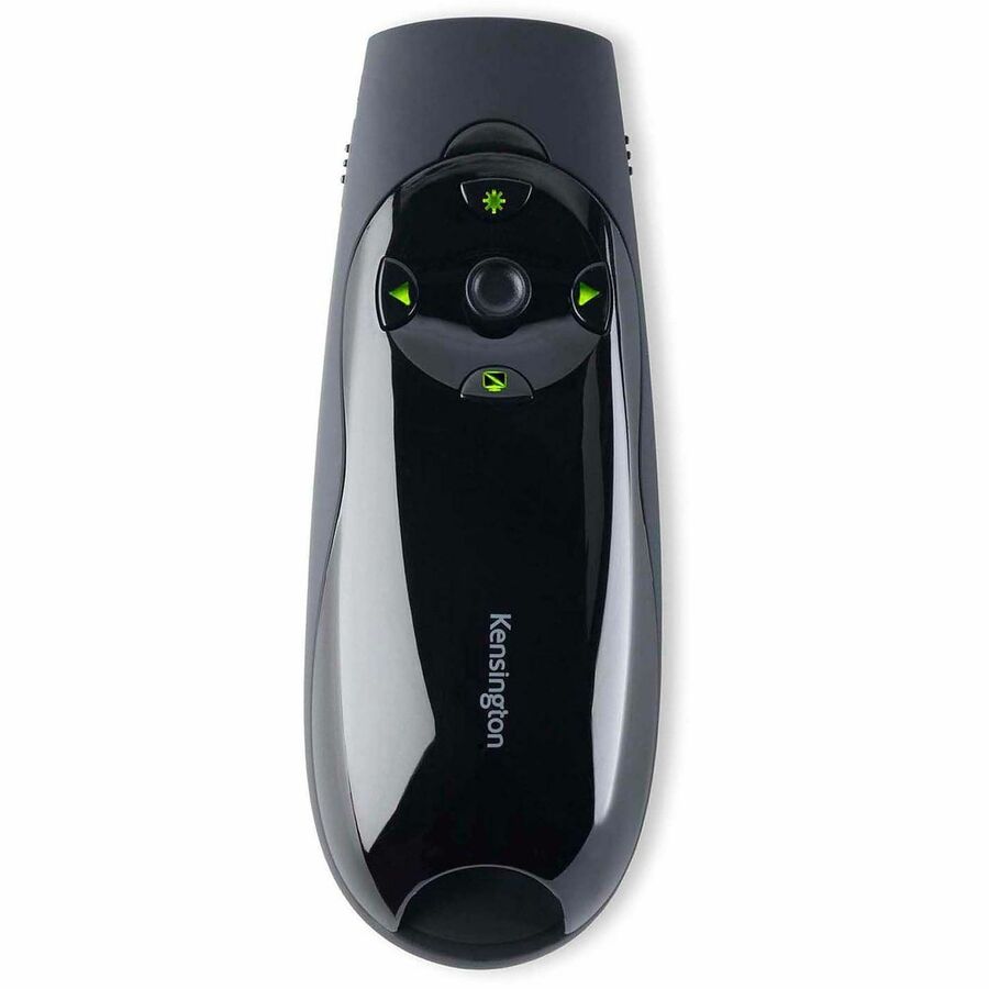 Kensington Green Laser Presenter Expert - Laser - Wireless - 164.04 ft - Radio Frequency - 2.40 GHz - Black - USB - 4 Button(s) - 1 Each