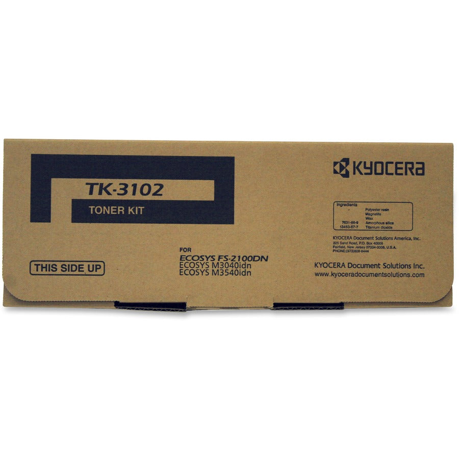 Kyocera Original Laser Toner Cartridge - Black - 1 Each - 12500 Pages