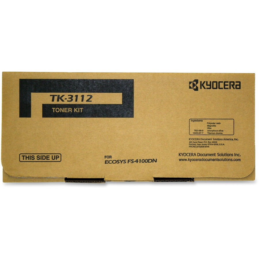 Kyocera Original Laser Toner Cartridge - Black - 1 Each - 15500 Pages