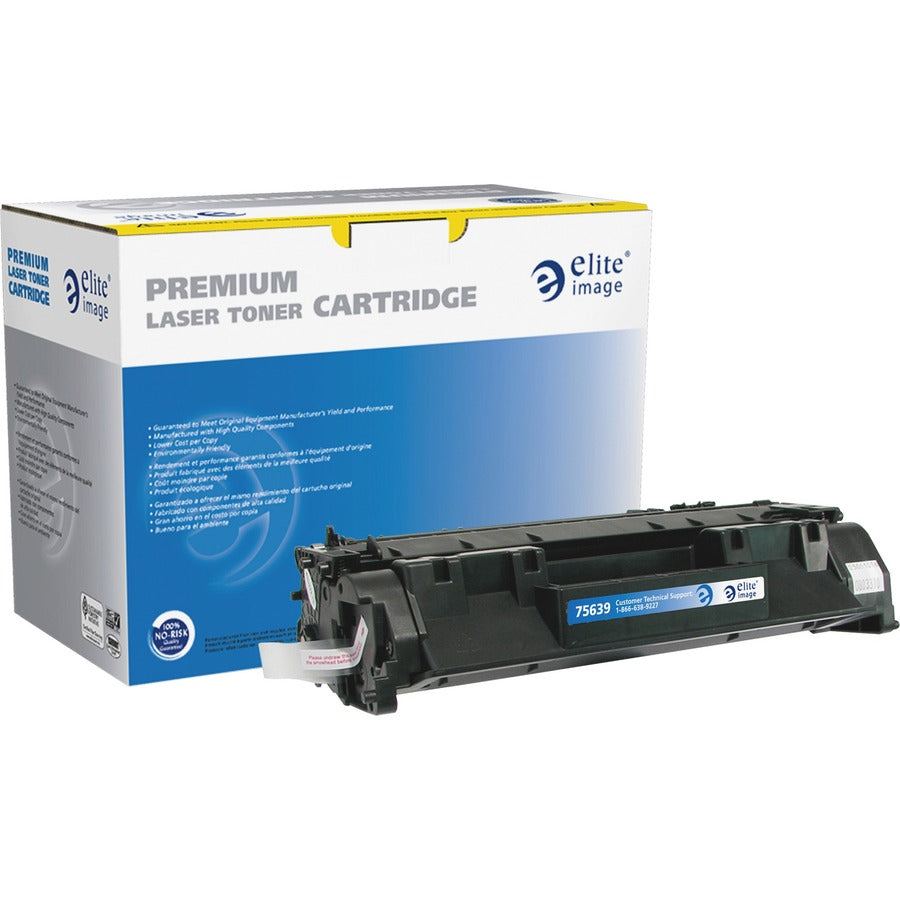 Elite Image Remanufactured MICR High Yield Laser Toner Cartridge 80A (CF280A) - Black - 1 Each - 2700 Pages