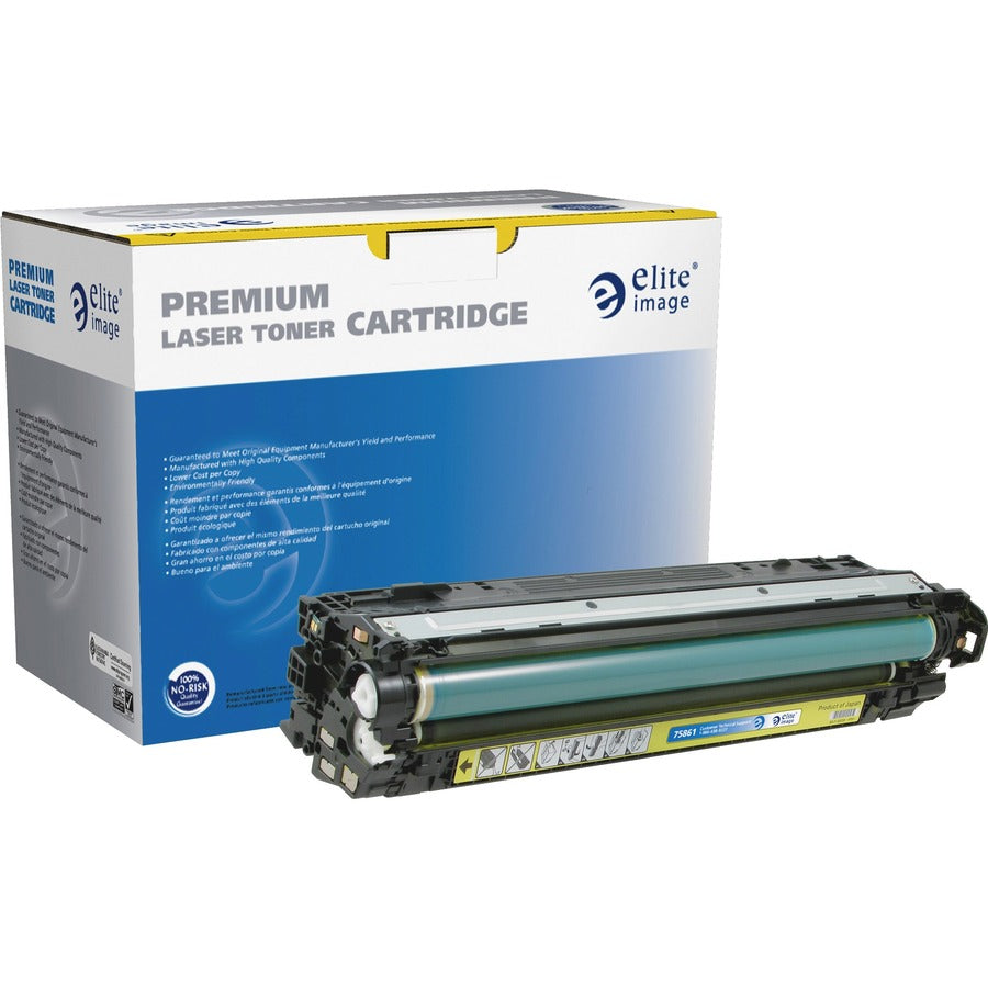 Elite Image Remanufactured Laser Toner Cartridge 307A (CE742A) - Yellow - 1 Each - 7300 Pages