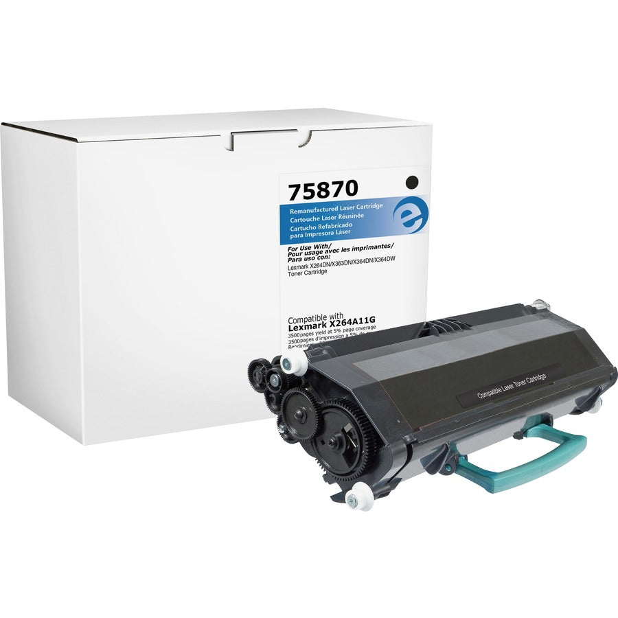 Elite Image Remanufactured Laser Toner Cartridge X264A11A - Black - 1 Each - 3500 Pages