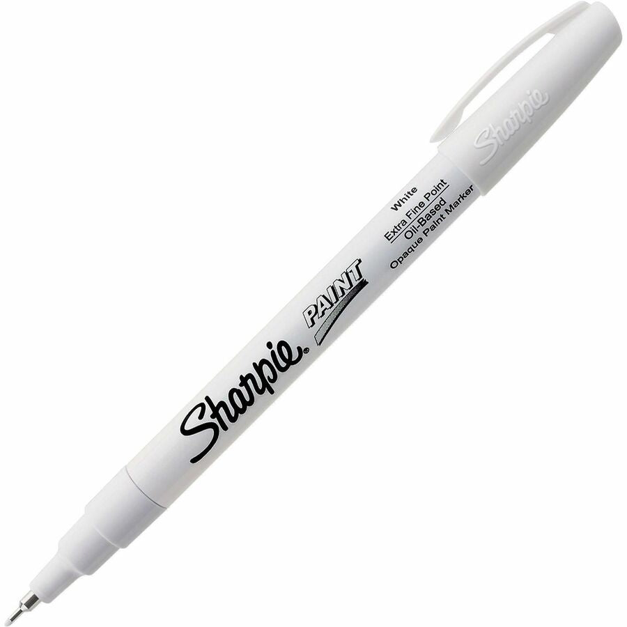 Sharpie Extra Fine Oil-Based Paint Marker - White Ink - Oil Based - 1 Each